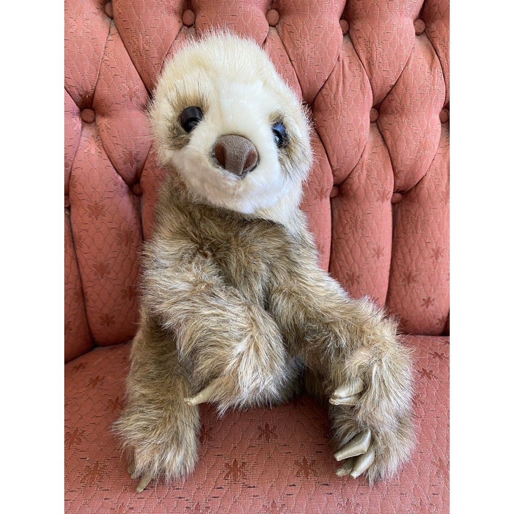 Folkmanis Baby Sloth Plush Hand Puppet Plush Stuffed Animal Toy S12